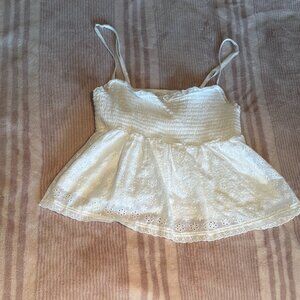 🤍LA Hearts White Baby Doll Top🤍